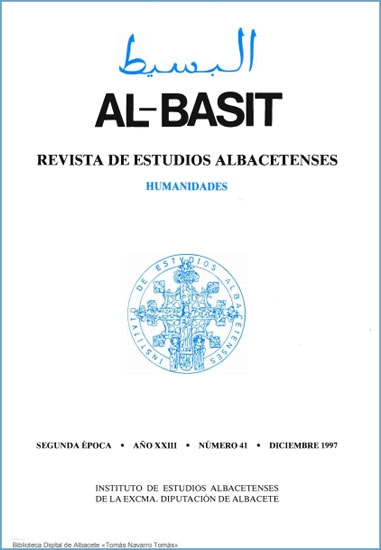 AL-BASIT: Revista de Estudios Albacetenses, número 41