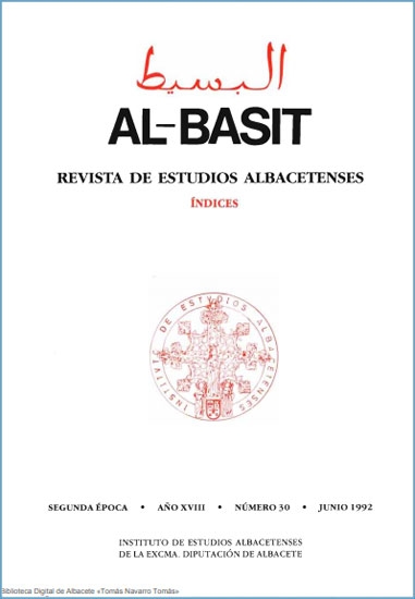 AL-BASIT: Revista de Estudios Albacetenses, número 30