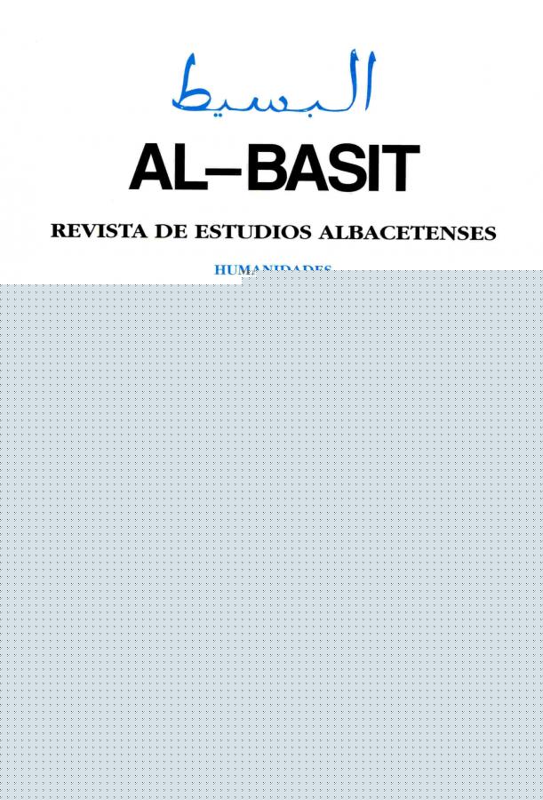 AL-BASIT: Revista de Estudios Albacetenses, número 28