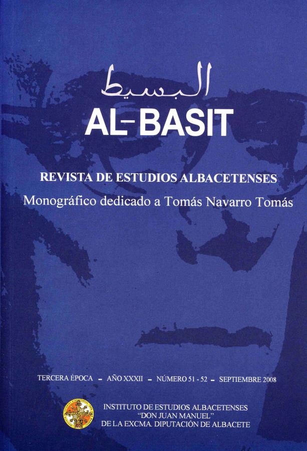 Al-Basit, Revista de Estudios Albacetenses - NÚMERO 51-52 [incluye DVD], (índice y prensa sobre la presentación)