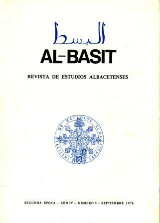 AL-BASIT: Revista de Estudios Albacetenses, número 05